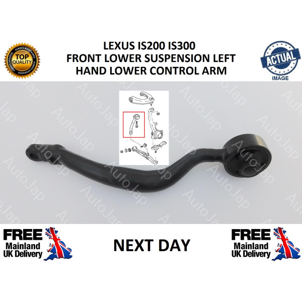 LEXUS IS200 / IS300 1999-2005 FRONT NEARSIDE (PASSANGER SIDE) LOWER CONTROL ARM 