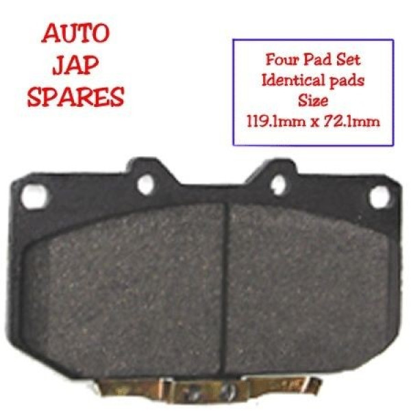 NISSAN 300ZX FRONT BRAKE PADS