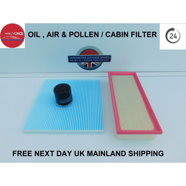 NISSAN ELGRAND E52  2.5  Oil ,AIR AND POLLEN FILTER KIT