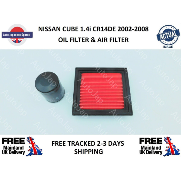 NISSAN CUBE 1.4i CR14DE  OIL FILTER  , AIR FILTER